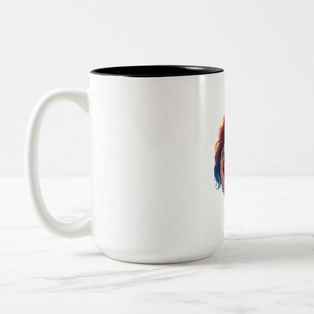 Caneca De Café Em Dois Tons Autism (Esquerda)