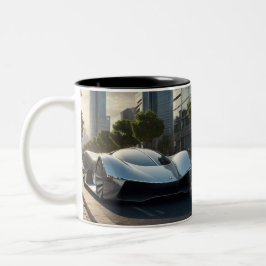 Caneca De Café Em Dois Tons Auto Uau! Futuro Carro 03