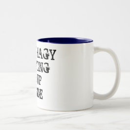 CANECA DE CAFÉ EM DOIS TONS AUTOPHAGY ESTÁ COMENDO-ME UPINSIDE