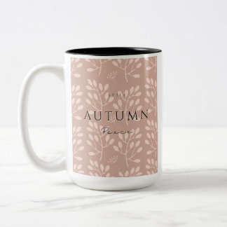 Caneca De Café Em Dois Tons Autumn Ainda Peace II Mug