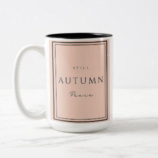 Caneca De Café Em Dois Tons Autumn Ainda Peace III Mug