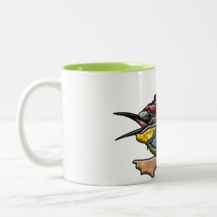 Caneca De Café Em Dois Tons Ave de Abelha