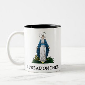 Caneca De Café Em Dois Tons Ave Maria