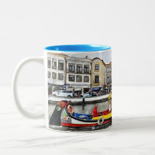 Caneca De Café Em Dois Tons Aveiro - O Real Portugal