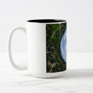 Caneca De Café Em Dois Tons Aventura de Pequeno Planeta - Mug de Café Grande