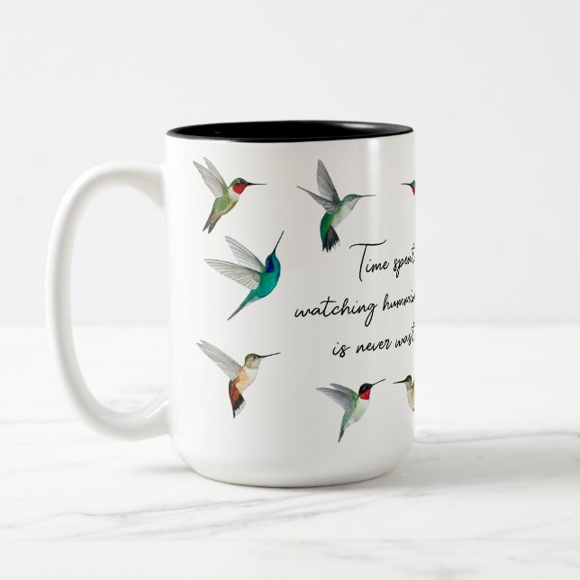 Caneca De Café Em Dois Tons Aves de capoeira da América do Norte (Esquerda)