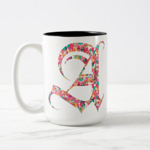 Caneca De Café Em Dois Tons AVESTRAVA - A - pinceladas coloridas