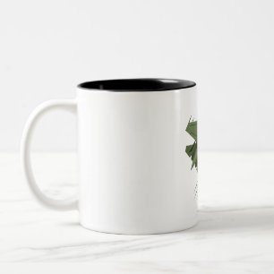 Caneca De Café Em Dois Tons avião militar