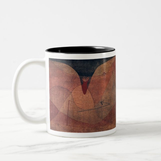 Caneca De Café Em Dois Tons Aviatic Evolution (1934) by paul klee (Esquerda)