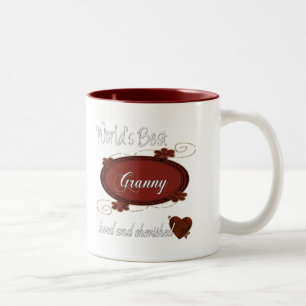 Caneca De Café Em Dois Tons Avó amada