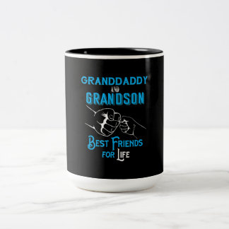 Caneca De Café Em Dois Tons Avô E Avô Melhores Amigos Para A Vida
