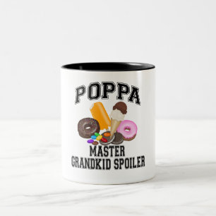 Caneca De Café Em Dois Tons Avô Spoiler Poppa