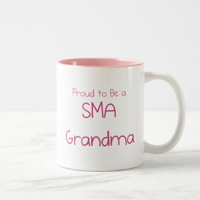 Caneca De Café Em Dois Tons Avós de SMA (Direita)
