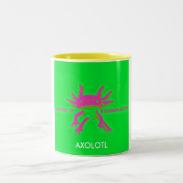 Caneca De Café Em Dois Tons axolotl