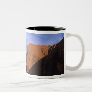 Caneca De Café Em Dois Tons Ayers Rock Uluru no Outback Austrália