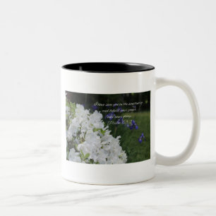 Caneca De Café Em Dois Tons Azálea do branco do 63:2 do salmo