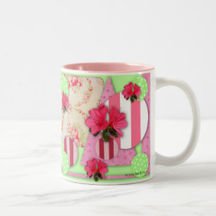 Caneca De Café Em Dois Tons Azalea Scrapbook Mug