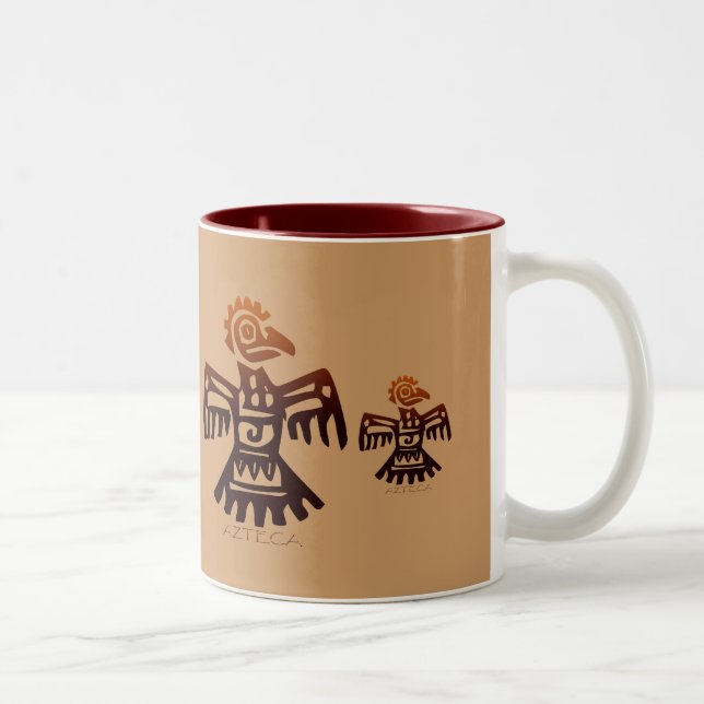 Caneca De Café Em Dois Tons AZTEC ~ Aguardente de Pássaro (Direita)