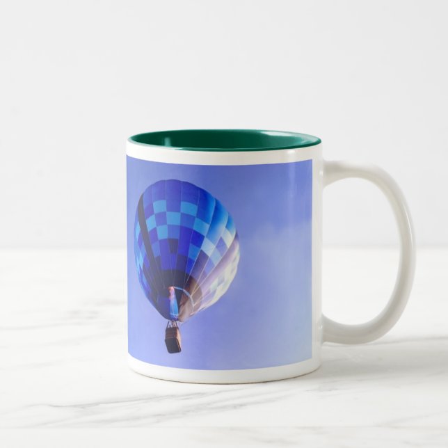 Caneca De Café Em Dois Tons Azul no azul mim (Direita)