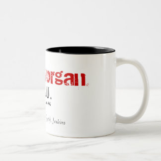 Caneca De Café Em Dois Tons B.A.U., Quantico, VA, agente especial