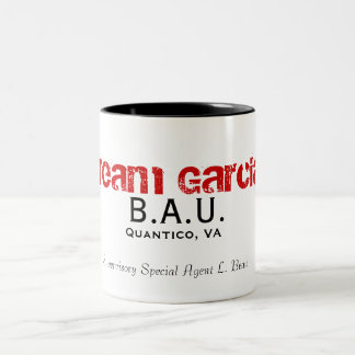 Caneca De Café Em Dois Tons B.A.U., Quantico, VA, agente especial