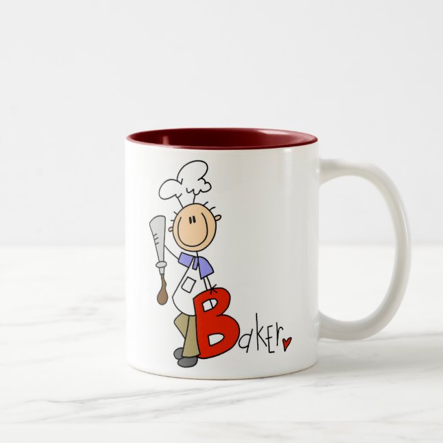 Caneca De Café Em Dois Tons B é de Padeiro (Direita)