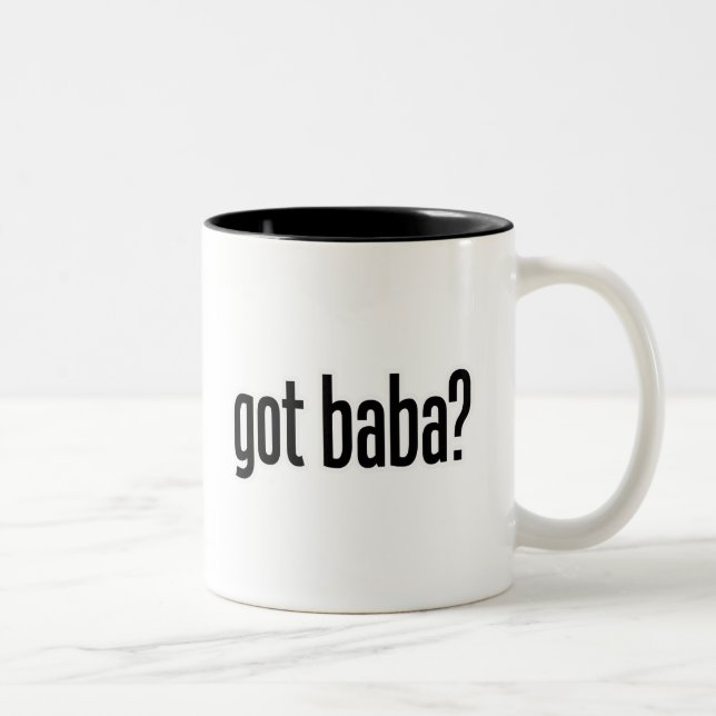 Caneca De Café Em Dois Tons babá obtido (Direita)