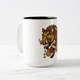 Caneca De Café Em Dois Tons Babi Ngepet