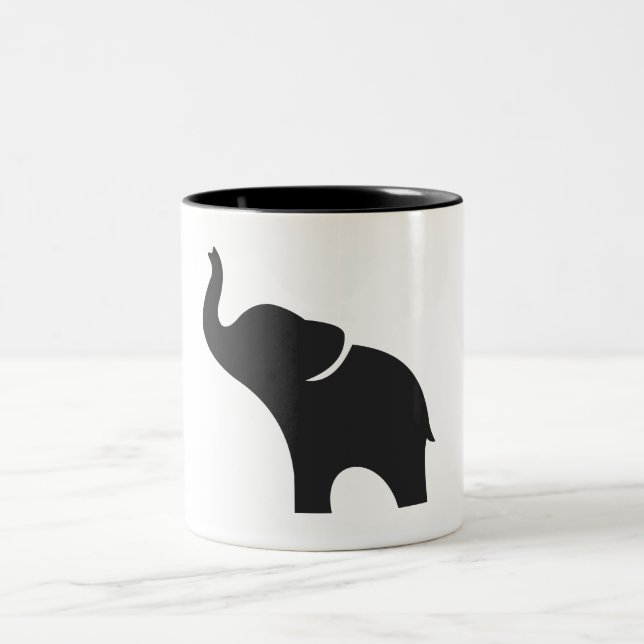 Caneca De Café Em Dois Tons Baby Elephant (Centro)