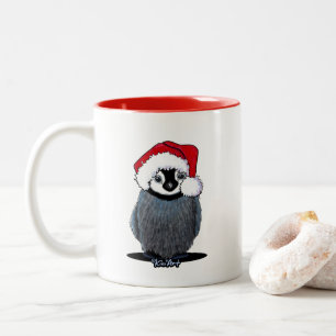 Caneca De Café Em Dois Tons Baby Penguin Christmas Mug