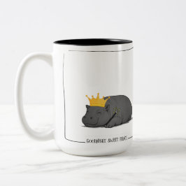 Caneca De Café Em Dois Tons Baby Pygmy Hippo - Mug