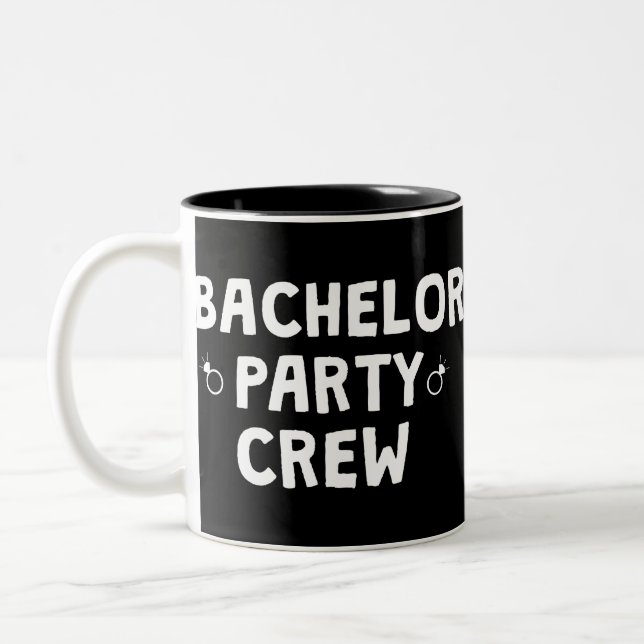 CANECA DE CAFÉ EM DOIS TONS BACHELOR PARTY CREW (Esquerda)