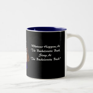 Caneca De Café Em Dois Tons "Bachelorette Bash I" Mug - Personalizável