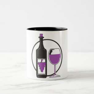 Caneca De Café Em Dois Tons Bachelorette Red wine Party