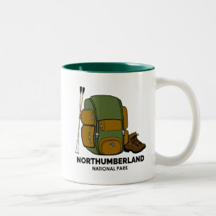 Caneca De Café Em Dois Tons Backpack Nacional do Northumberland