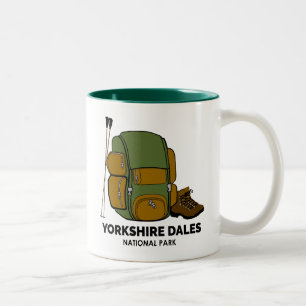Caneca De Café Em Dois Tons Backpack Nacional do Yorkshire Dales