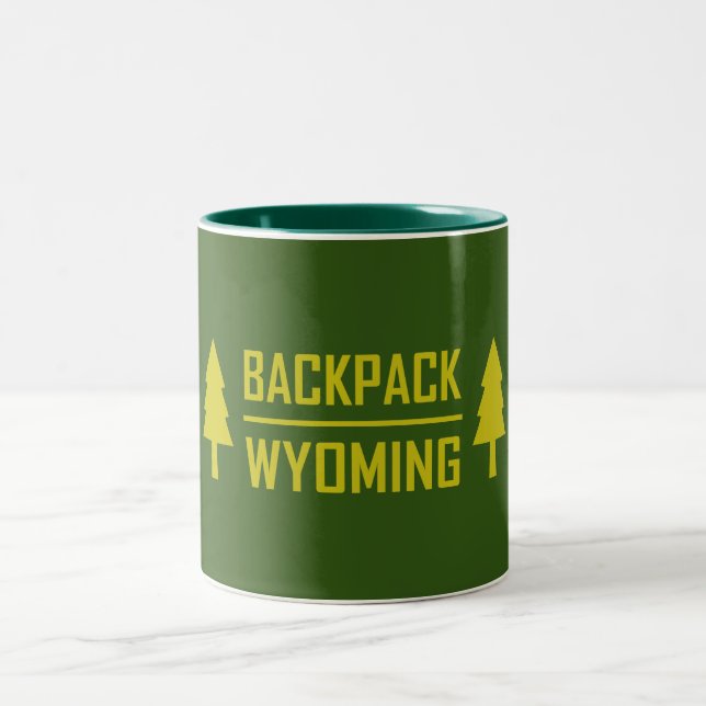 Caneca De Café Em Dois Tons Backpack Wyoming (Centro)