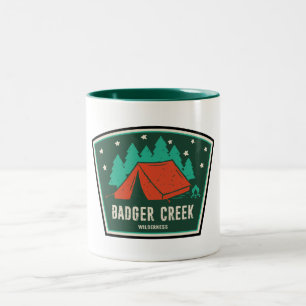Caneca De Café Em Dois Tons Badger Creek Wilderness