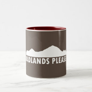 Caneca De Café Em Dois Tons Badlands Por Favor