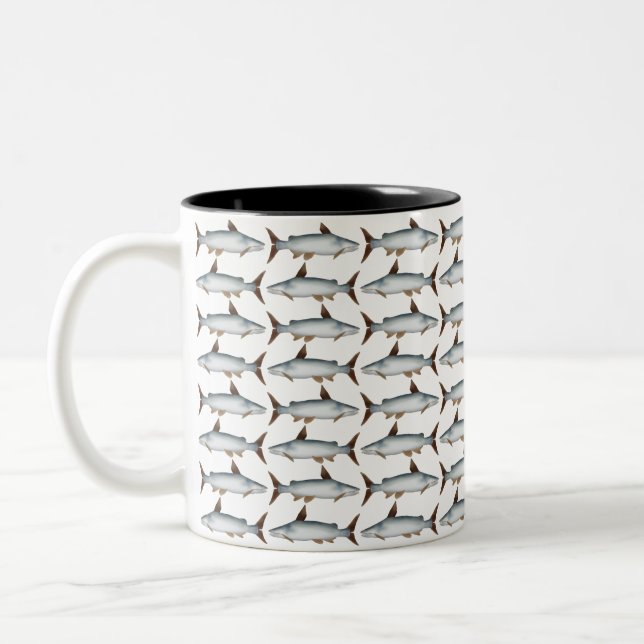 Caneca De Café Em Dois Tons Bagre Soldado (Esquerda)