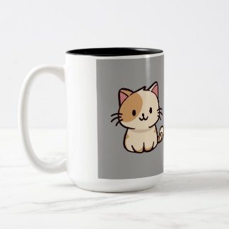 Caneca De Café Em Dois Tons bagunça