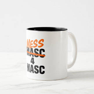 Caneca De Café Em Dois Tons Bagunça 4 Másc