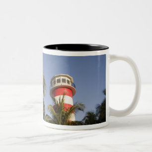 Caneca De Café Em Dois Tons Bahamas, Ilha de Grand Bahama, Freeport, Por do so