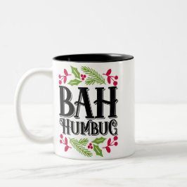 CANECA DE CAFÉ EM DOIS TONS BAHHHHH HUMBUG