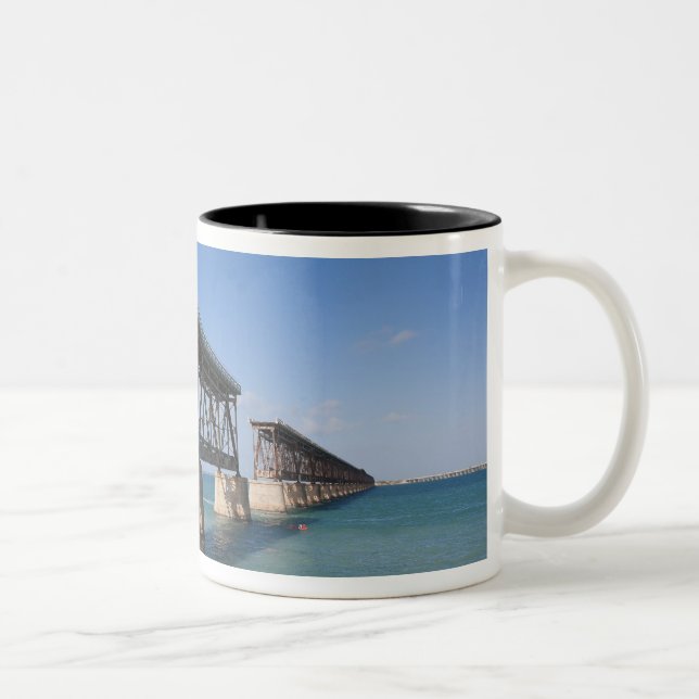 Caneca De Café Em Dois Tons Bahia Honda State Park, Florida Keys, Key (Direita)