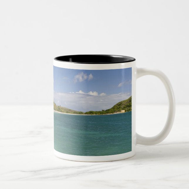 Caneca De Café Em Dois Tons Baía Cockleshell, península sudeste, St Kitts, (Direita)