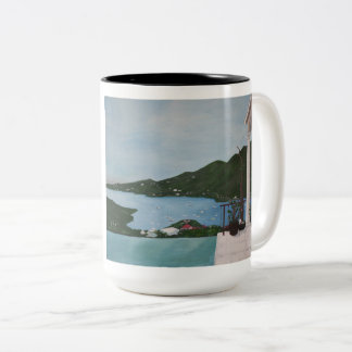 Caneca De Café Em Dois Tons Baía coral St John