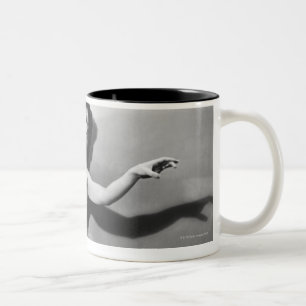 Caneca De Café Em Dois Tons Bailarina 2