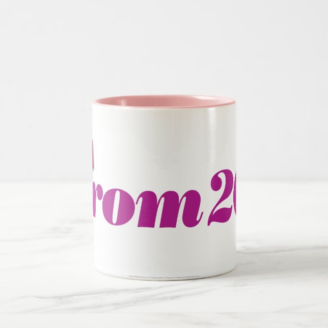 Caneca De Café Em Dois Tons Baile de formatura 2011 - Roxo (Centro)