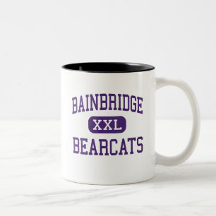 Caneca De Café Em Dois Tons Bainbridge - Bearcats - alto - Bainbridge Geórgia